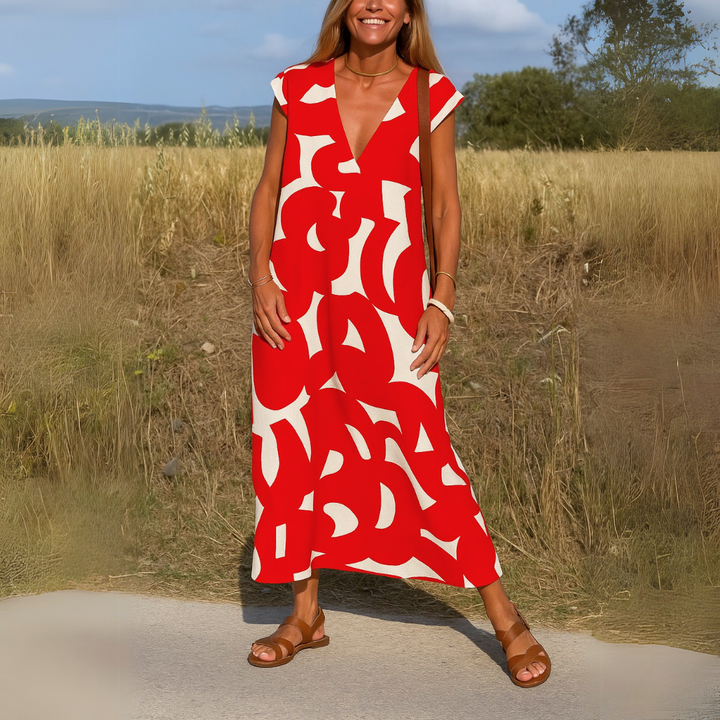 Amelia - V-Neck Dress