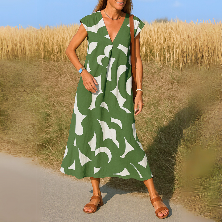 Amelia - V-Neck Dress
