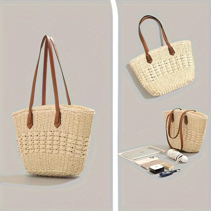 The Rowan Woven Tote