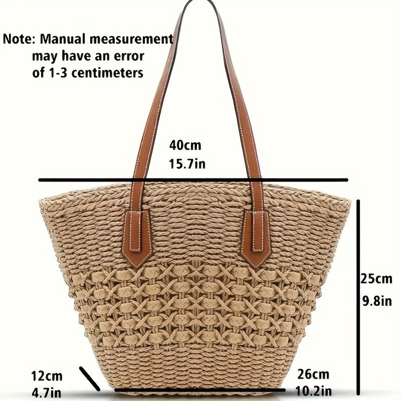 The Rowan Woven Tote