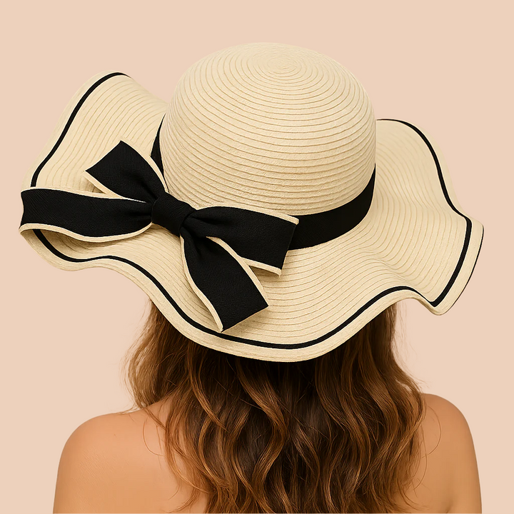 Sola - Bow Tied Straw Hat