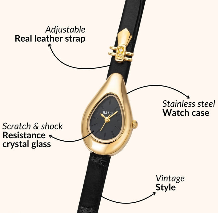 Daisy - Leather Gold