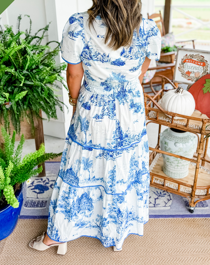 Amelia - Classic Toile Dress