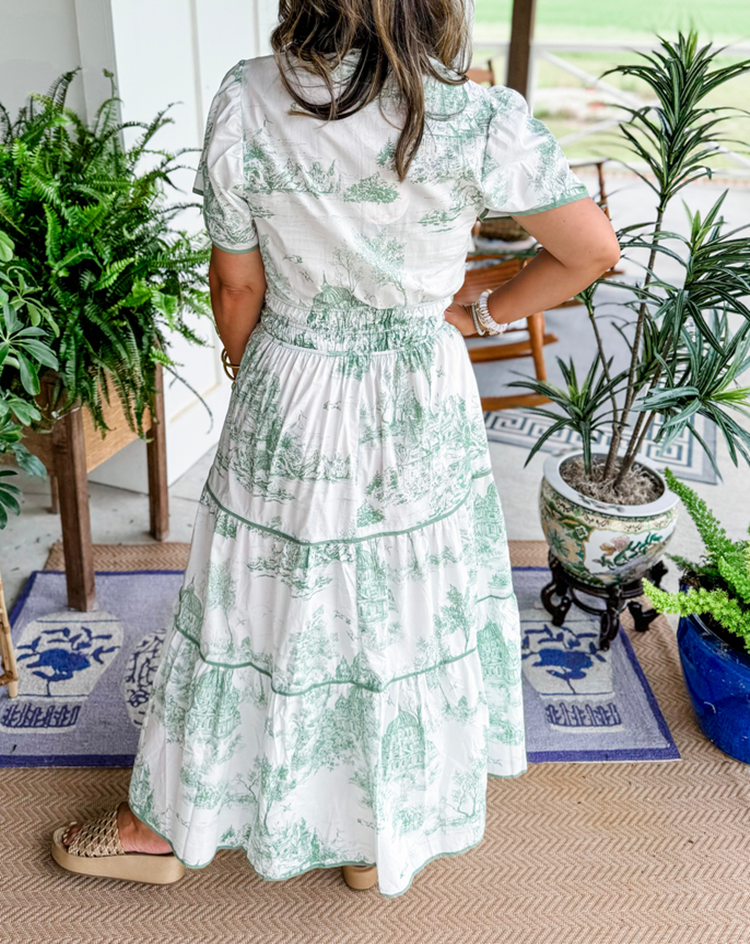 Amelia - Classic Toile Dress