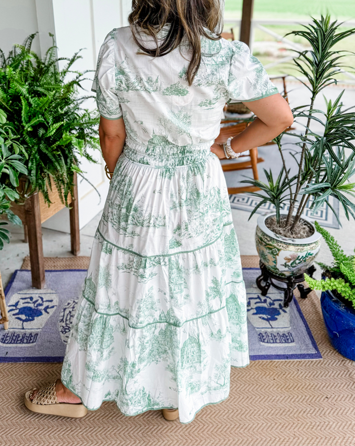 Amelia - Classic Toile Dress