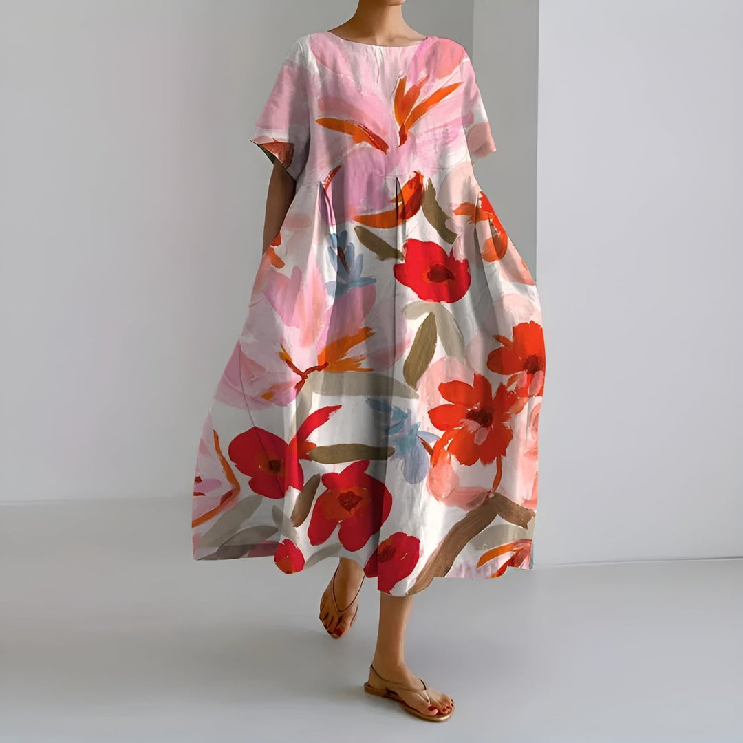 Liora - Elegant Flower Dress
