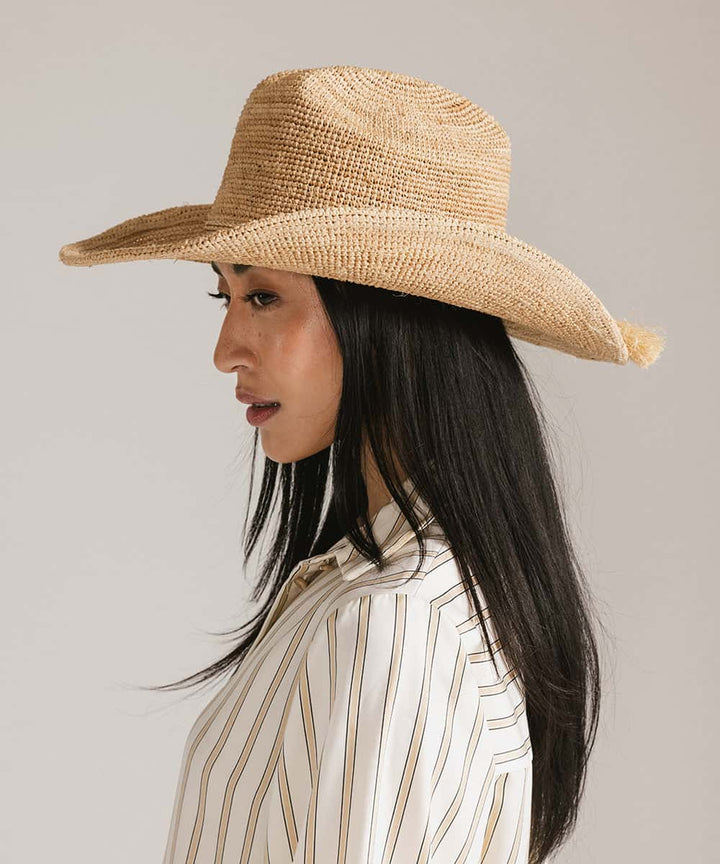 Sierra - Crochet Cowboy Hat