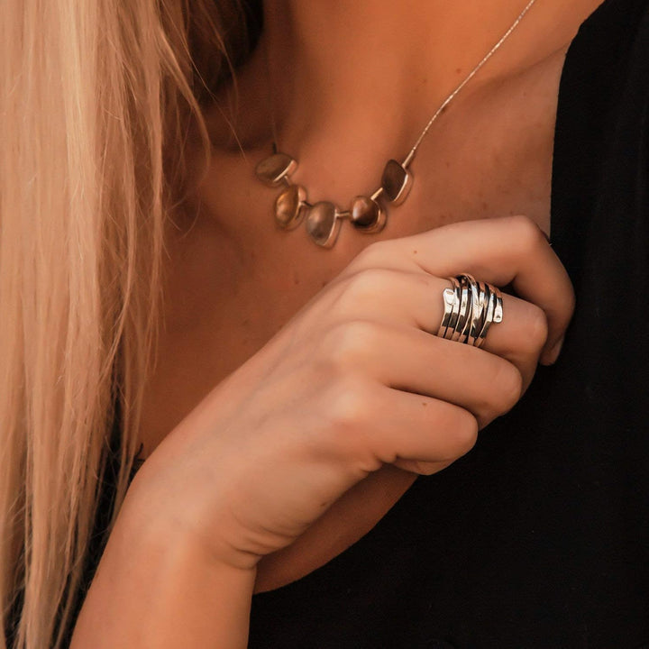 Thick Layer Silver Ring