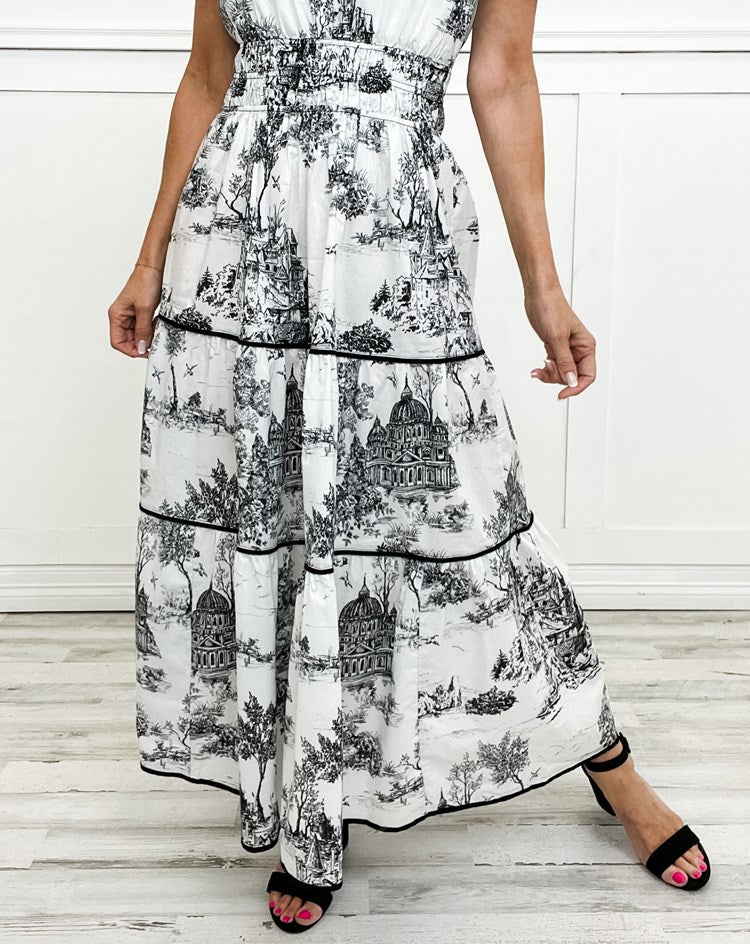 Amelia - Classic Toile Dress