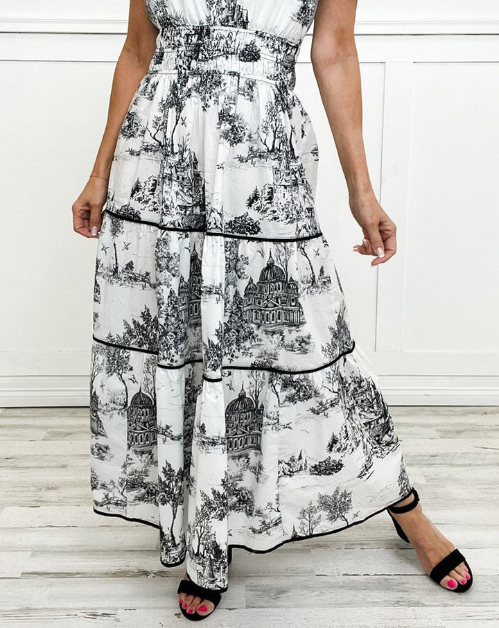 Amelia - Classic Toile Dress