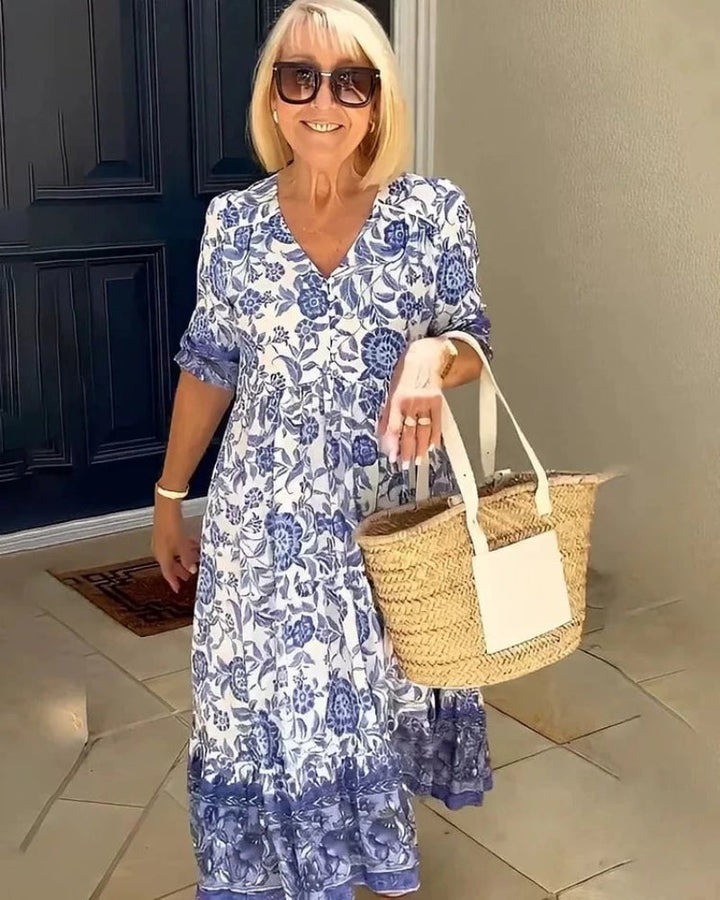 Madison - Elegant V neck Dress