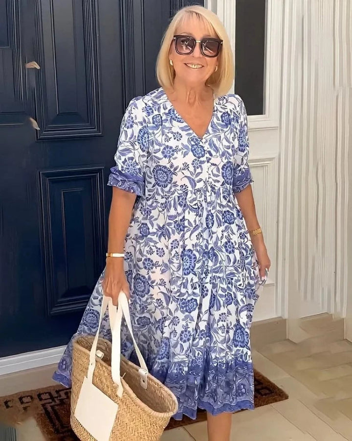 Madison - Elegant V neck Dress