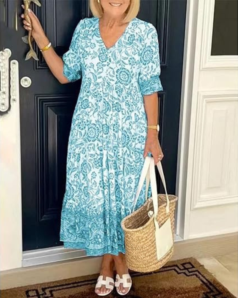 Madison - Elegant V neck Dress