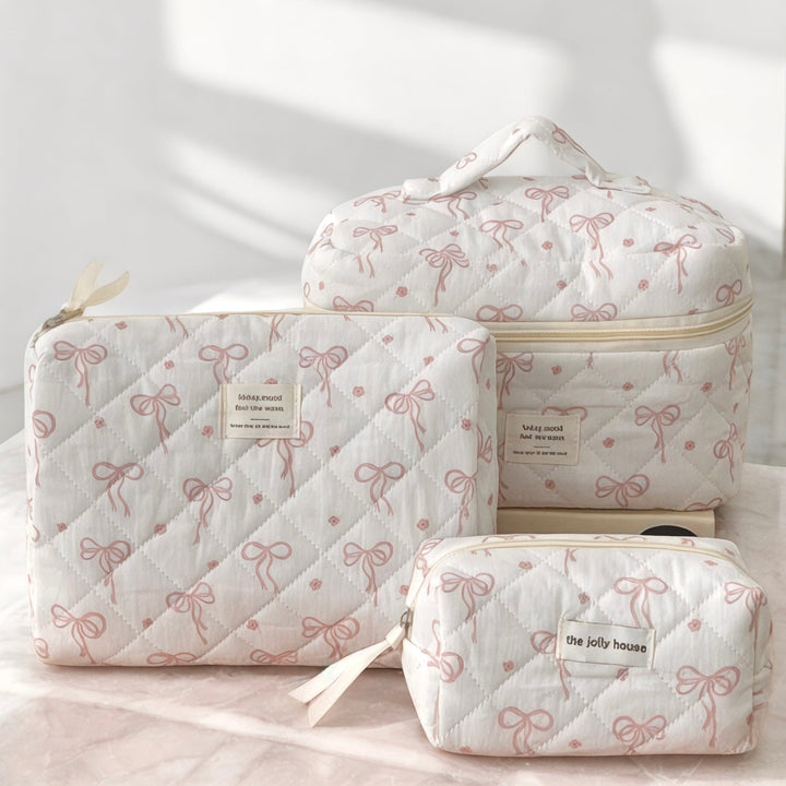 Lila 3-Piece Quilted Travel Set