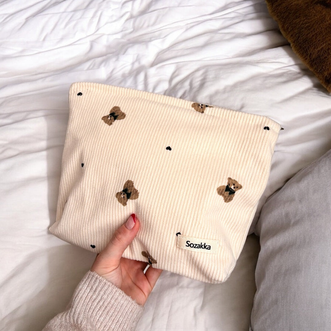 Teddy Bear Makeup Bags