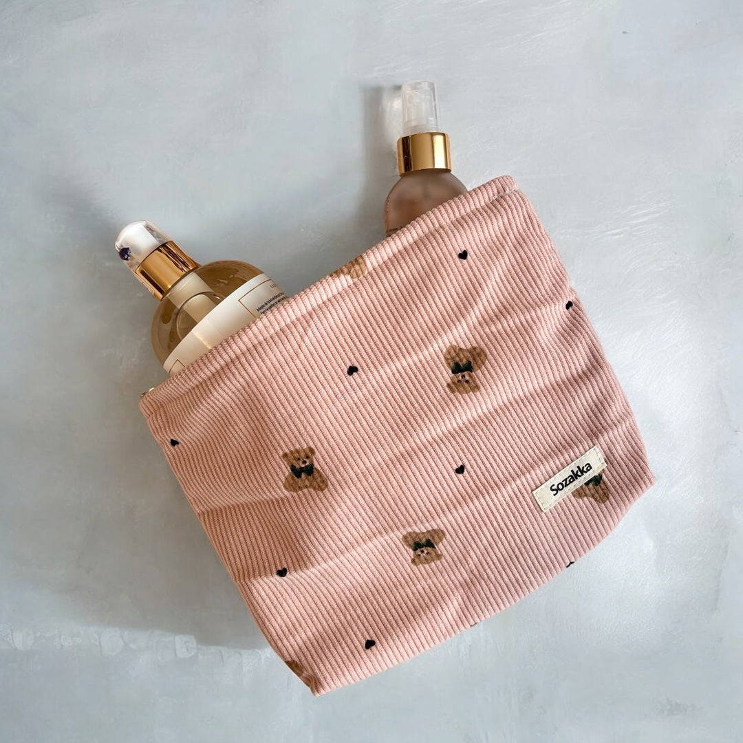 Teddy Bear Makeup Bags