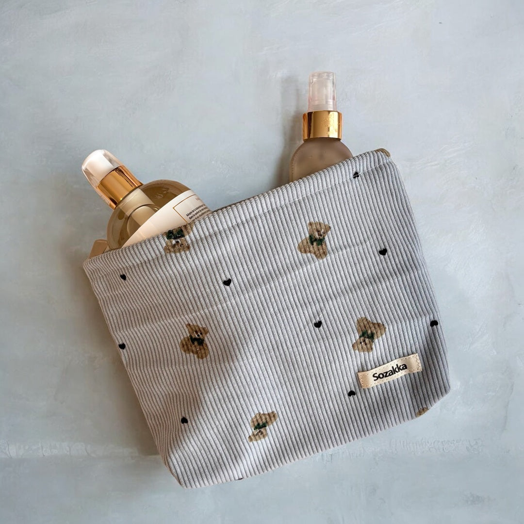 Teddy Bear Makeup Bags