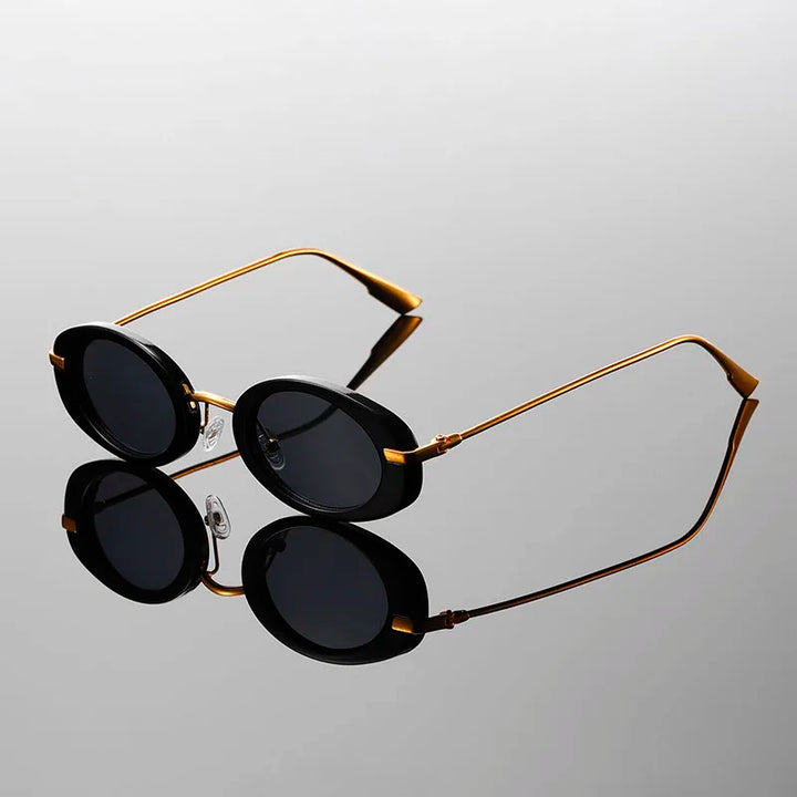 Crimson Oval Sunglasses