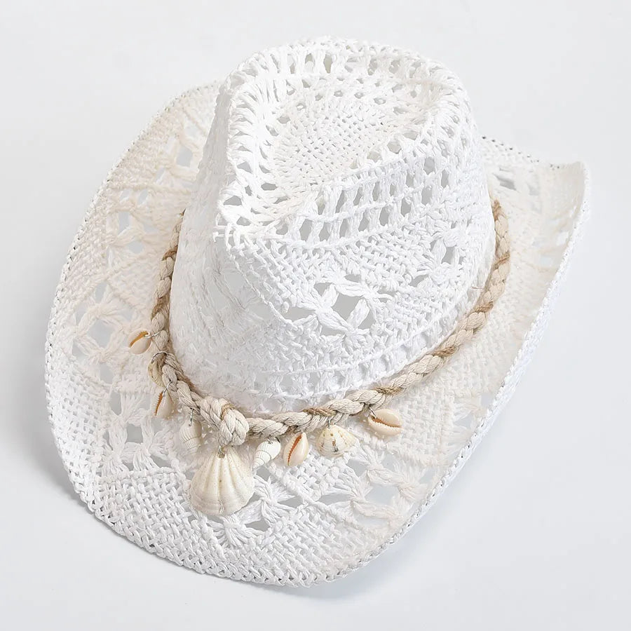 Seashell Straw Hat