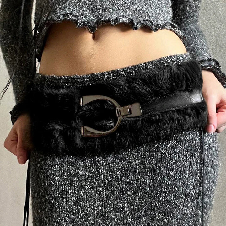 Rebel - Fur-Trim Belt