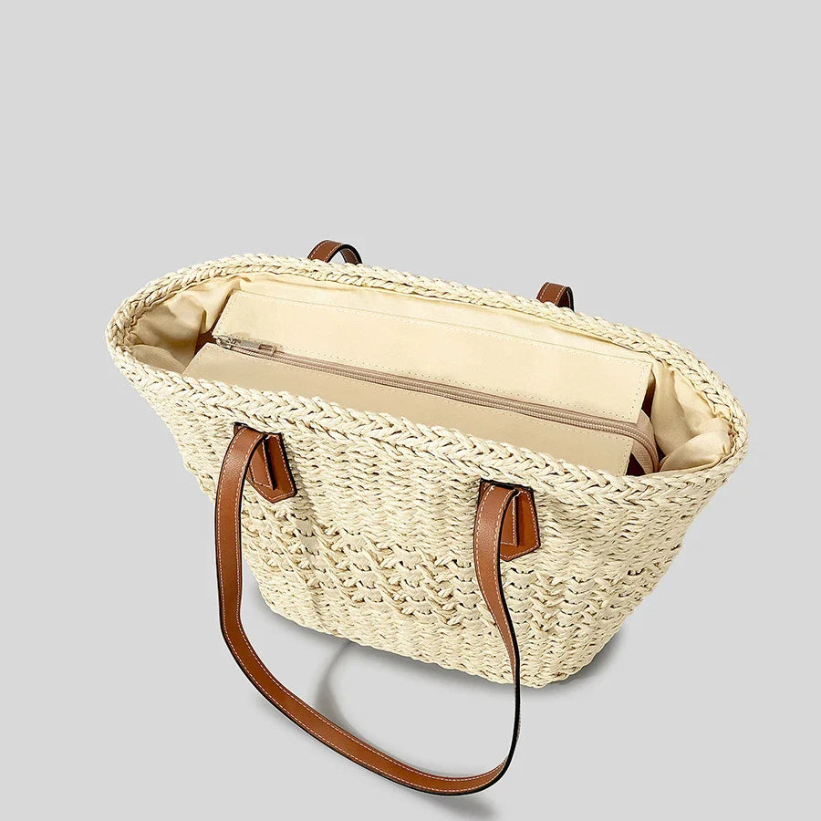 The Rowan Woven Tote