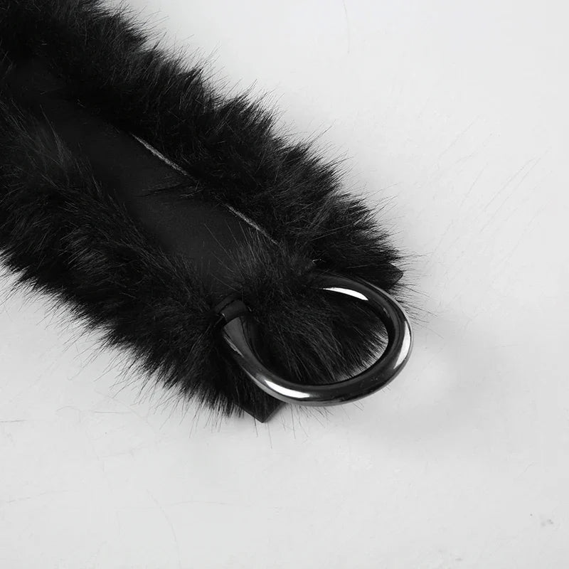 Rebel - Fur-Trim Belt