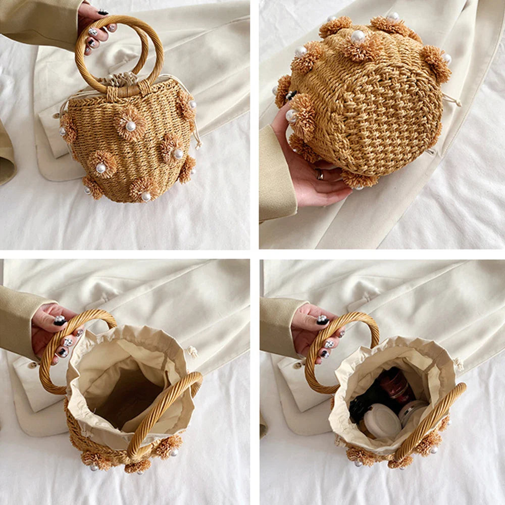 The Delaney Straw Bag