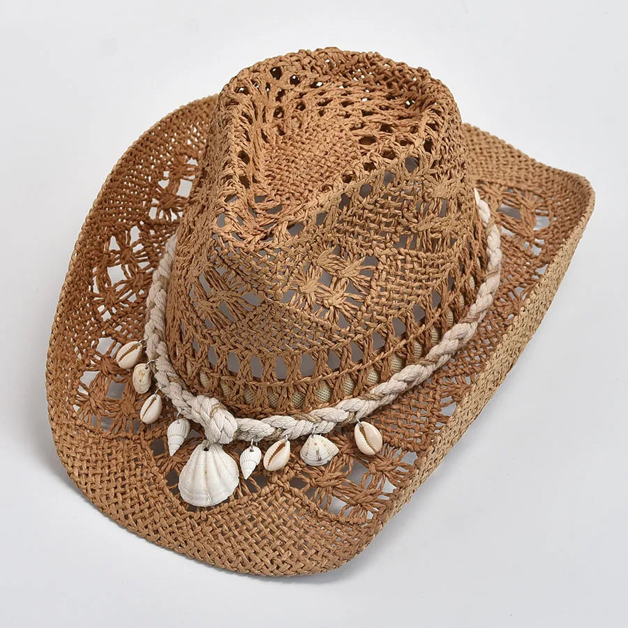 Seashell Straw Hat