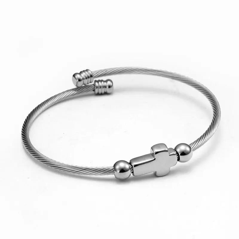 Valor Cross Cuff Bracelet
