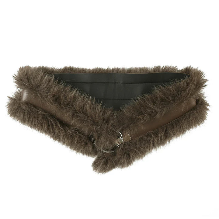 Rebel - Fur-Trim Belt