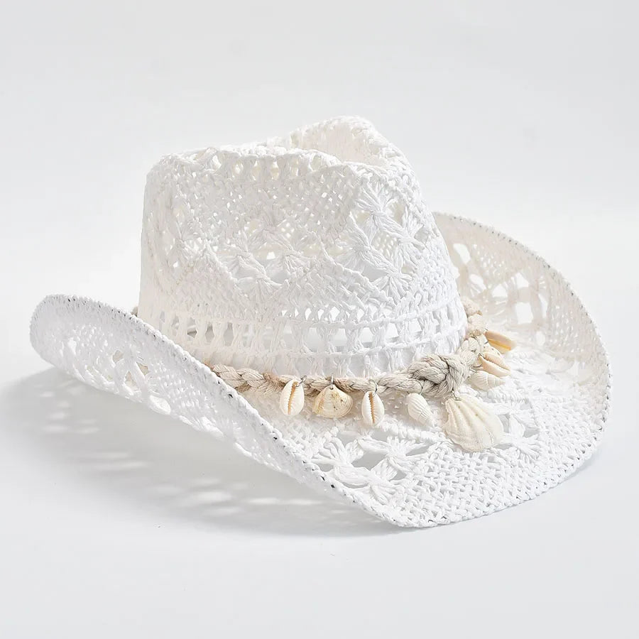 Seashell Straw Hat