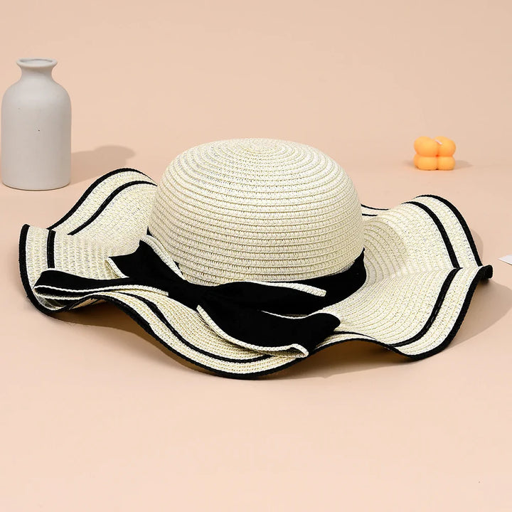 Sola - Bow Tied Straw Hat