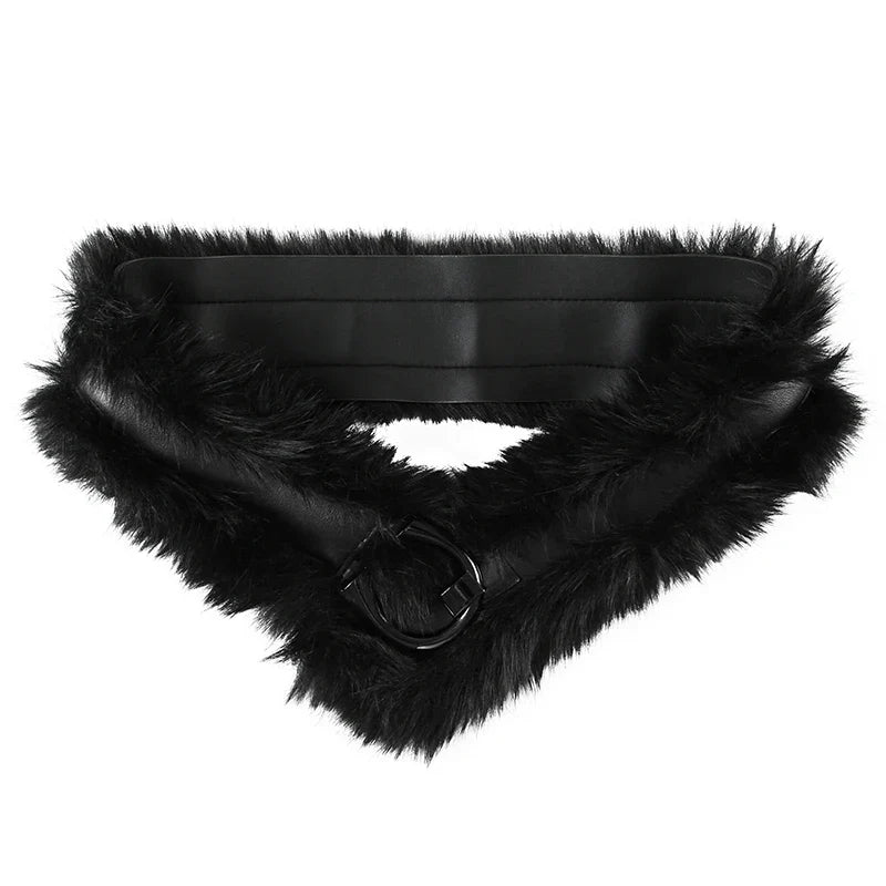 Rebel - Fur-Trim Belt
