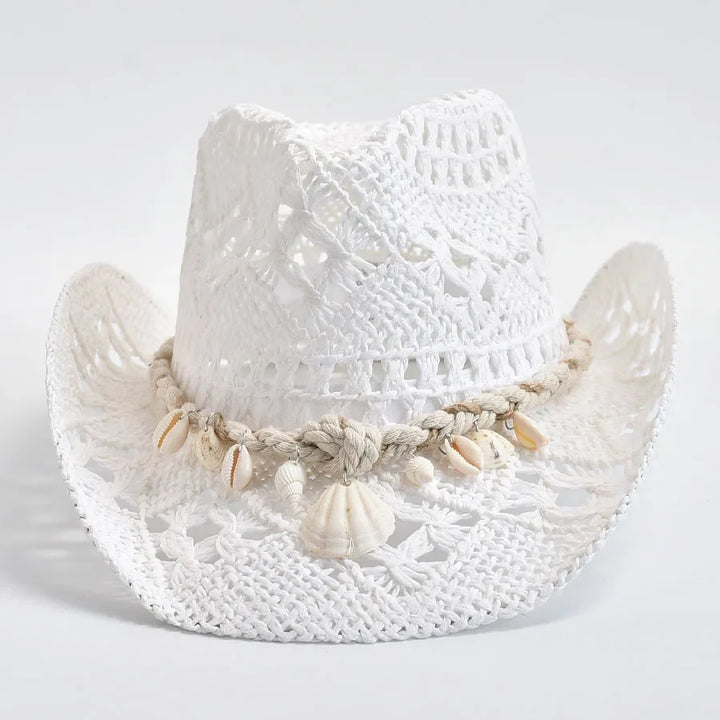 Seashell Straw Hat