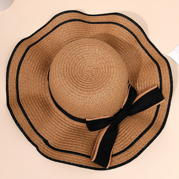Sola - Bow Tied Straw Hat