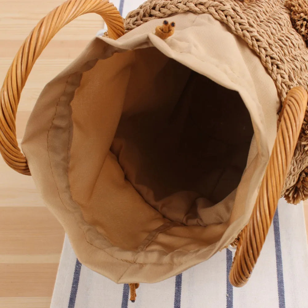 The Delaney Straw Bag