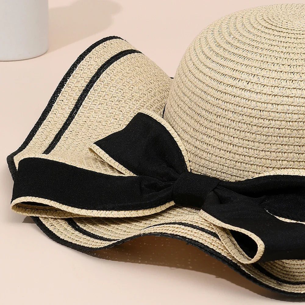 Sola - Bow Tied Straw Hat