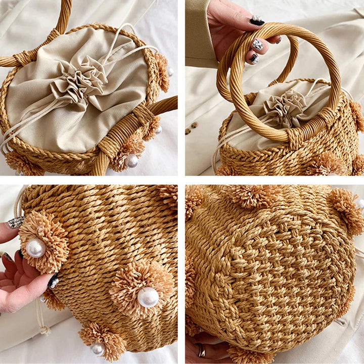 The Delaney Straw Bag