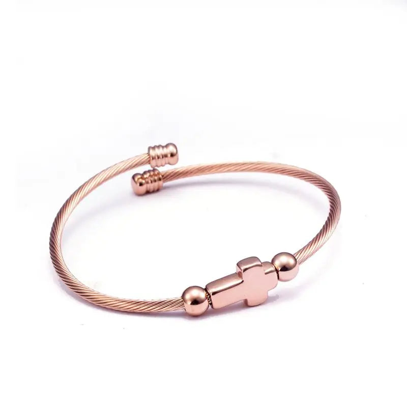 Valor Cross Cuff Bracelet