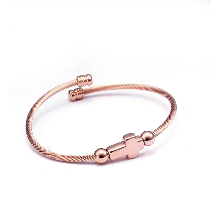 Valor Cross Cuff Bracelet
