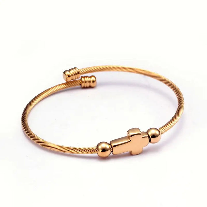 Valor Cross Cuff Bracelet