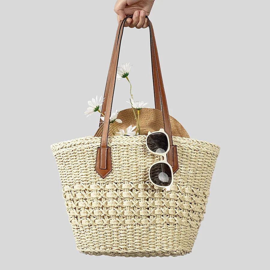 The Rowan Woven Tote