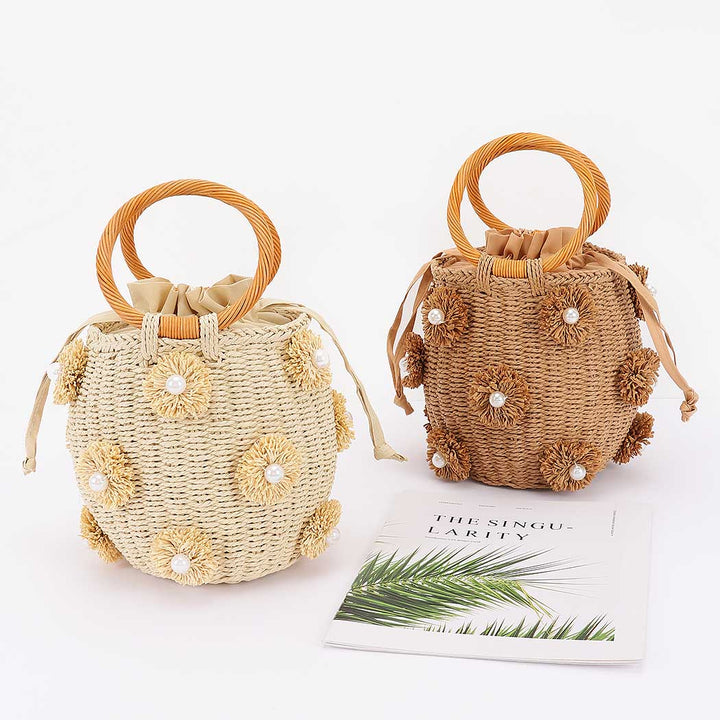 The Delaney Straw Bag
