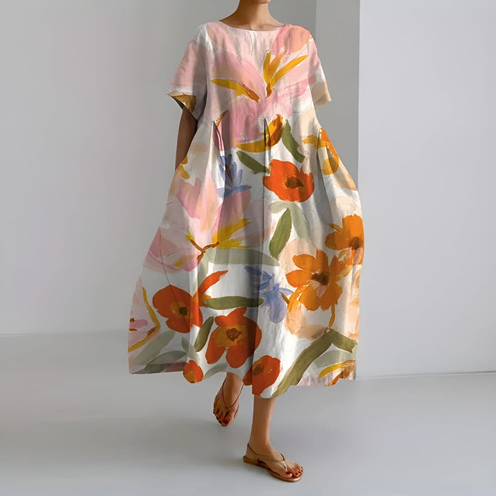 Liora - Elegant Flower Dress