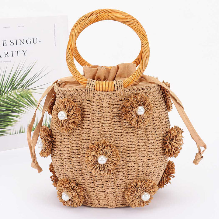 The Delaney Straw Bag