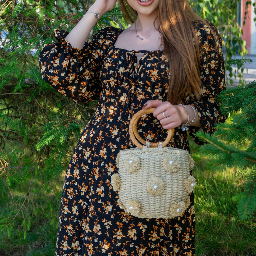 The Delaney Straw Bag