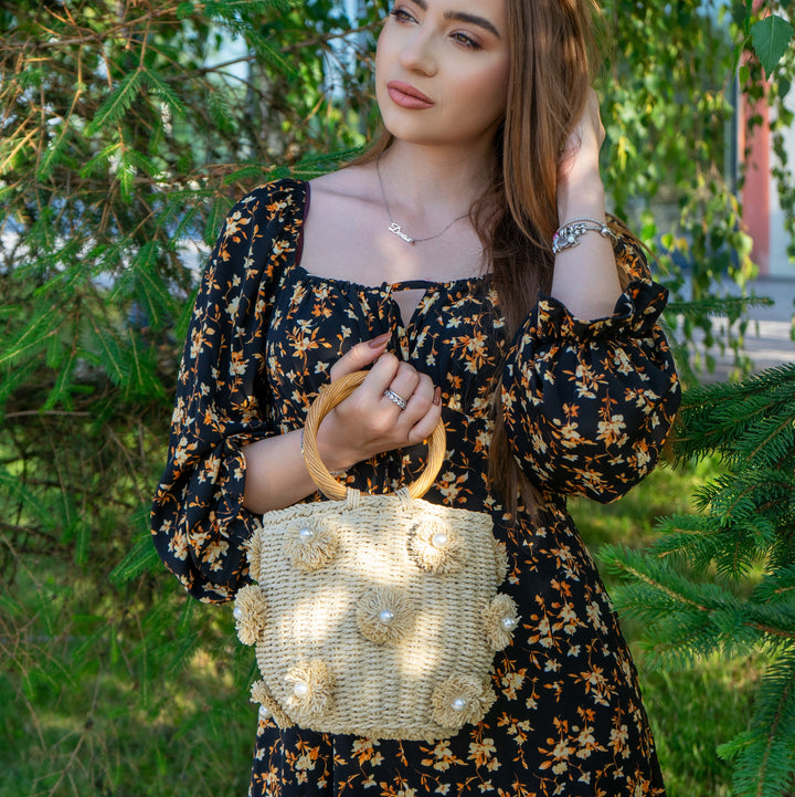 The Delaney Straw Bag