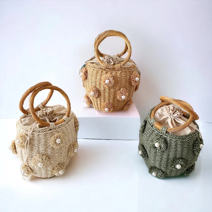 The Delaney Straw Bag