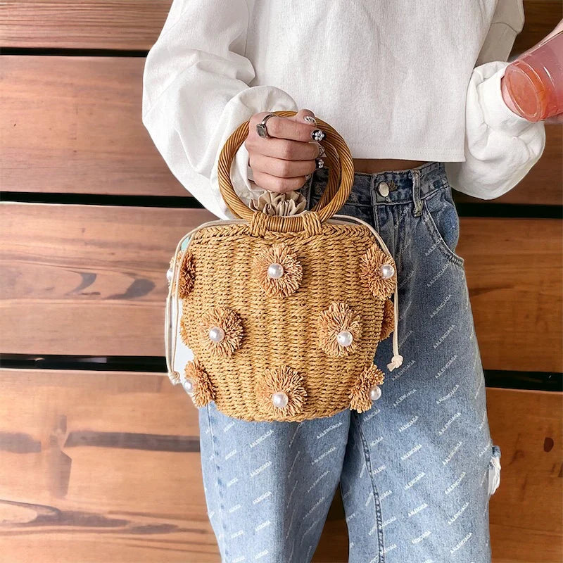 The Delaney Straw Bag
